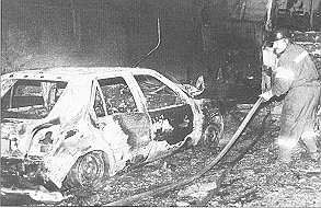 Fig. 8d - Aspect of tunnel after fire.
