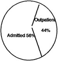 Fig. 4Ratio of burn patient admissions