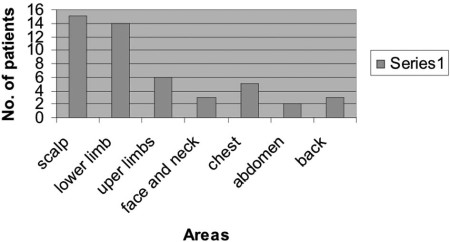 Fig. 4Area affected by the neoplasm.