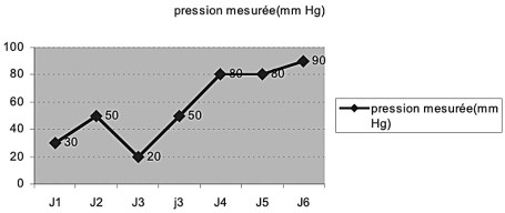 Graphique IV Pression mesur�e.