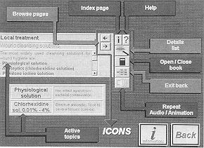 Fig. 9 - The'1cons": The program navigation multimedia system