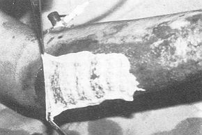 Fig. 4 - RHPS placed on a skin defect. 