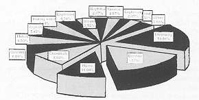 Fig. 3 - Distribution of burn-causative agents.