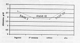 FIGURA 4.Estadios o fases de evolucin en pacientes quemados graves y crfticos 